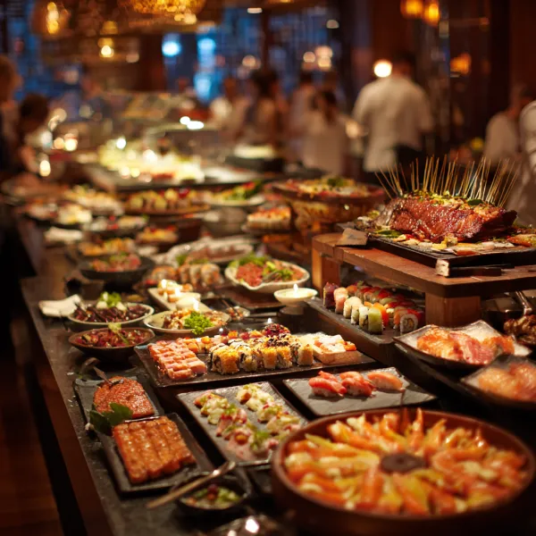 Buffet Comparisons: Colony vs. The Line vs. Carousel