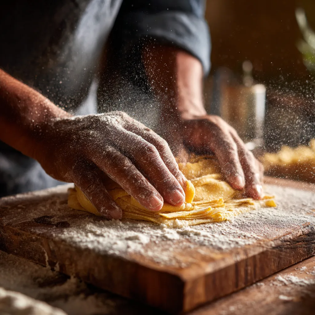 Hands-on technique: kneading, resting, rolling and cutting