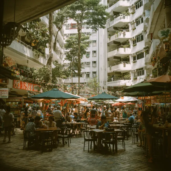 The Evolution of Singapore Hawker Centers