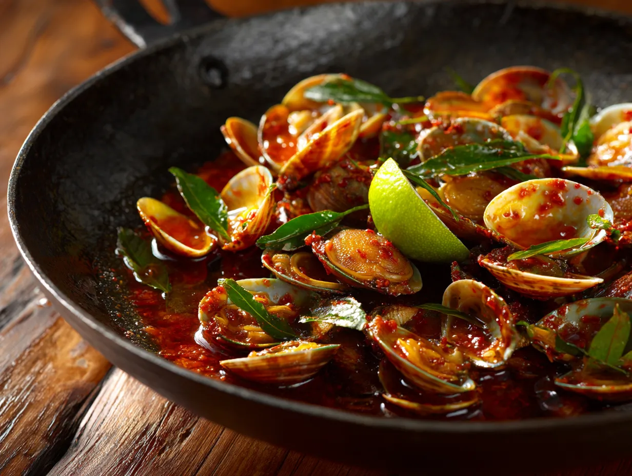 Sambal Lala (Stir Fried Clams)