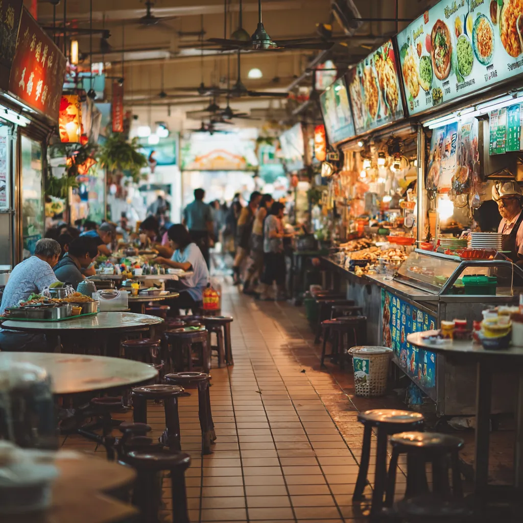 Neighbourhoods and hawker centres worth visiting