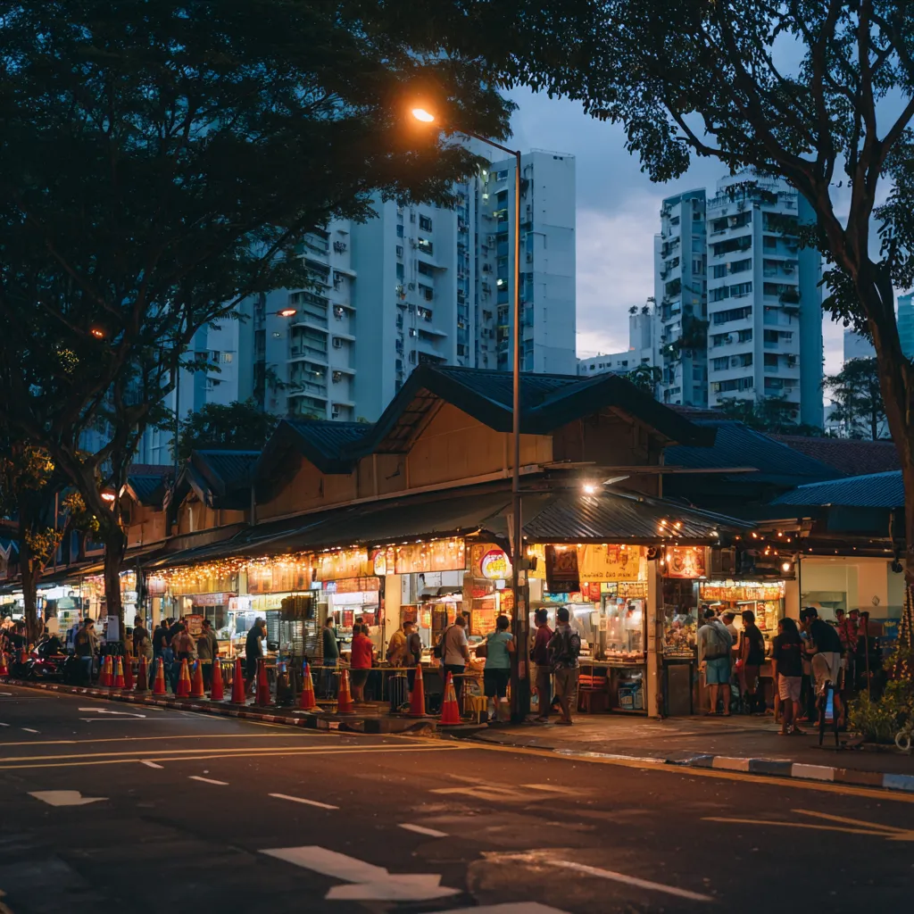 Build a quick makan trail: one-hour and evening plans