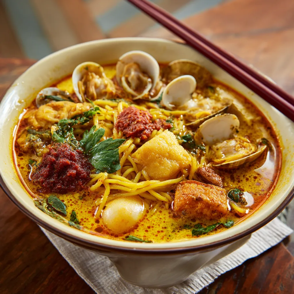 Curry noodles: what to order and how locals eat it