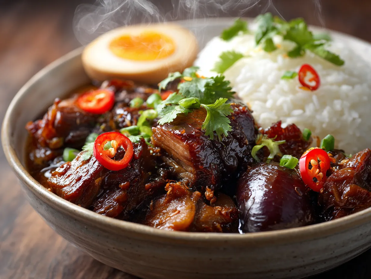 Teochew Braised Duck Rice (Lor Ark)