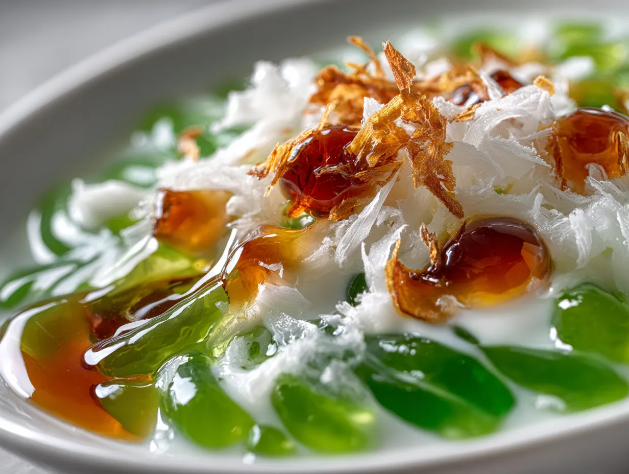 Traditional Chendol with Gula Melaka