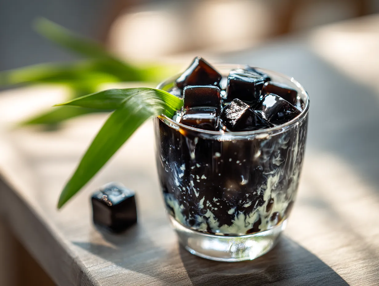 Chin Chow (Grass Jelly Drink)