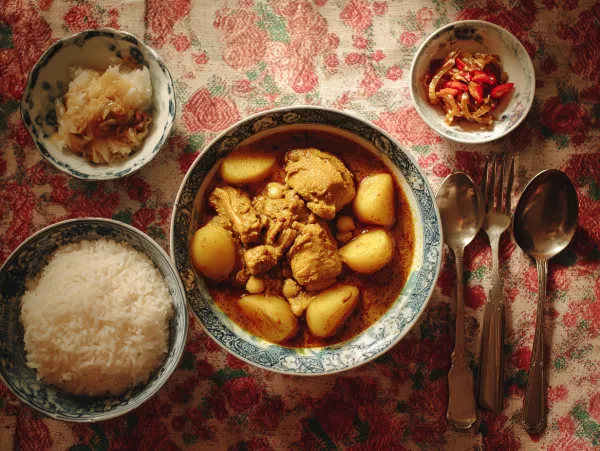 Curry Chicken with Potatoes (Nyonya Style)