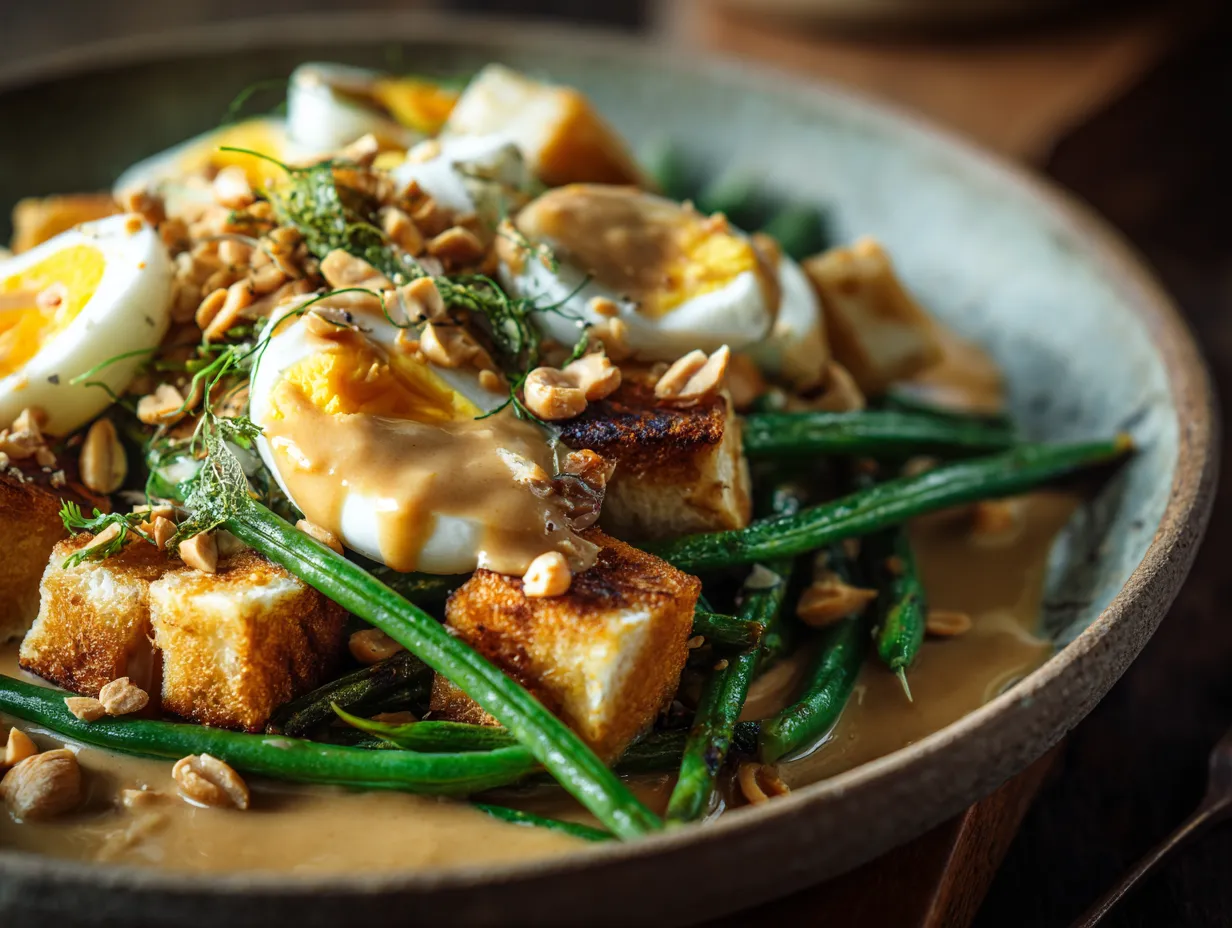 Gado Gado with Peanut Sauce