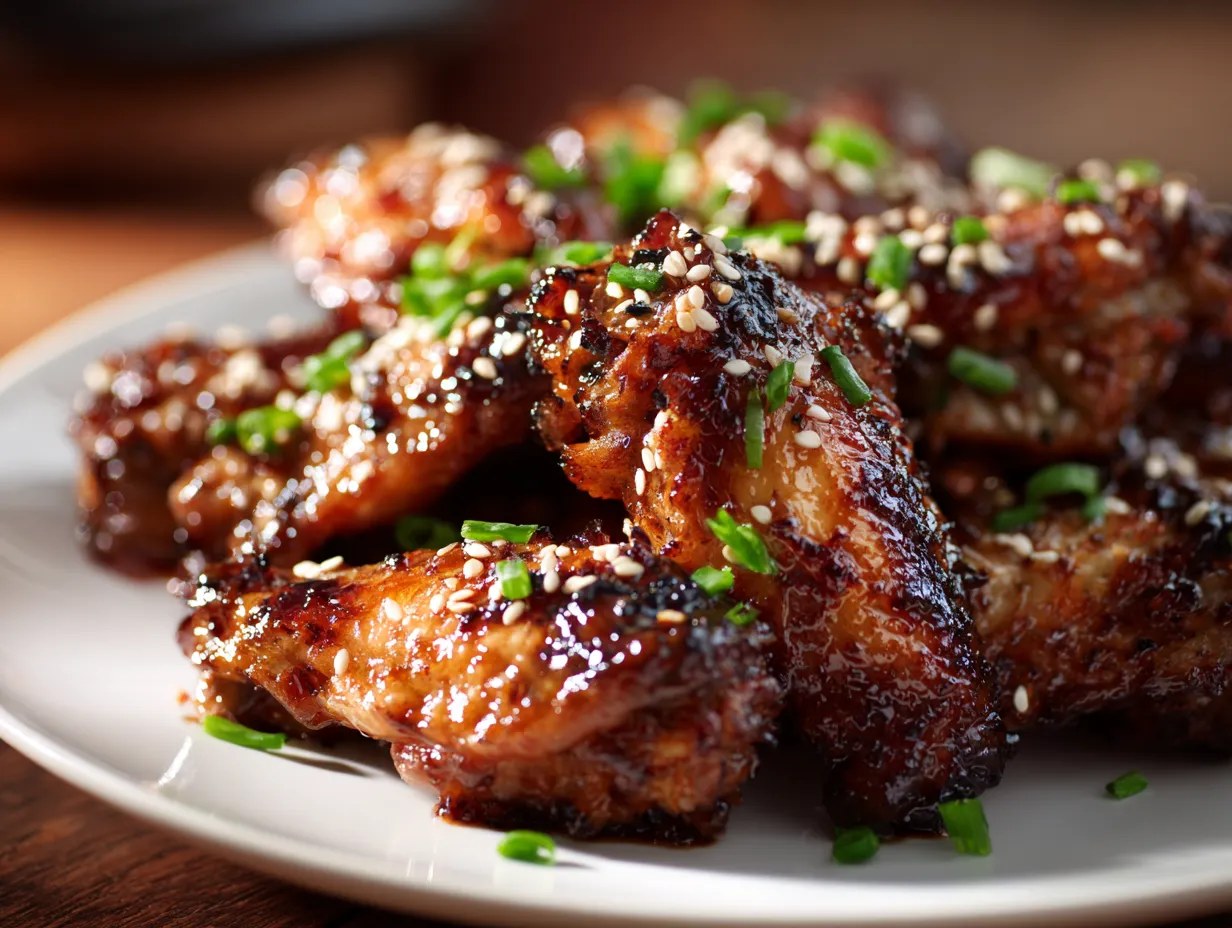 Honey Soy Chicken Wings (Air Fryer)
