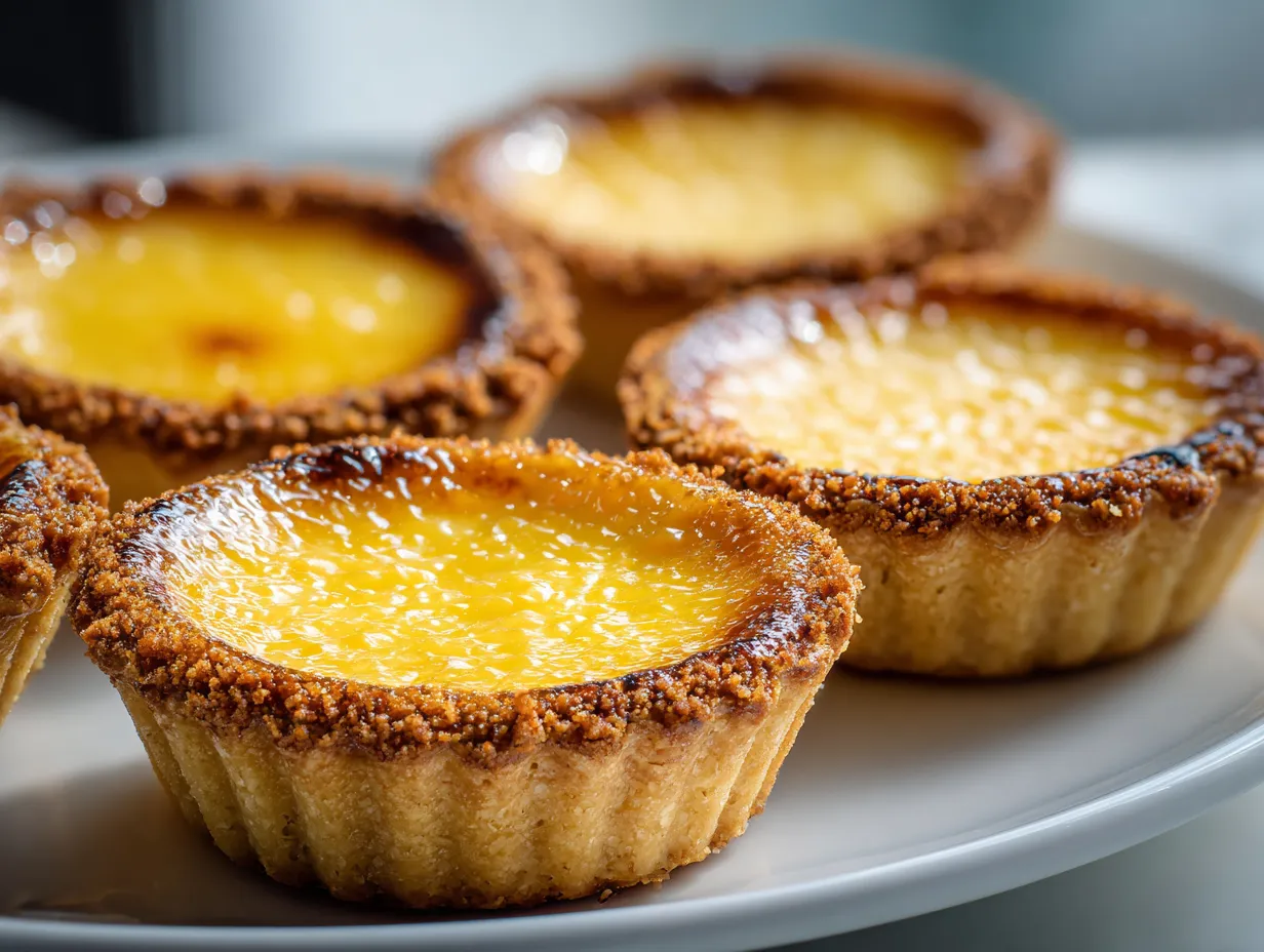 Hong Kong Style Egg Tarts (Cookie Crust)