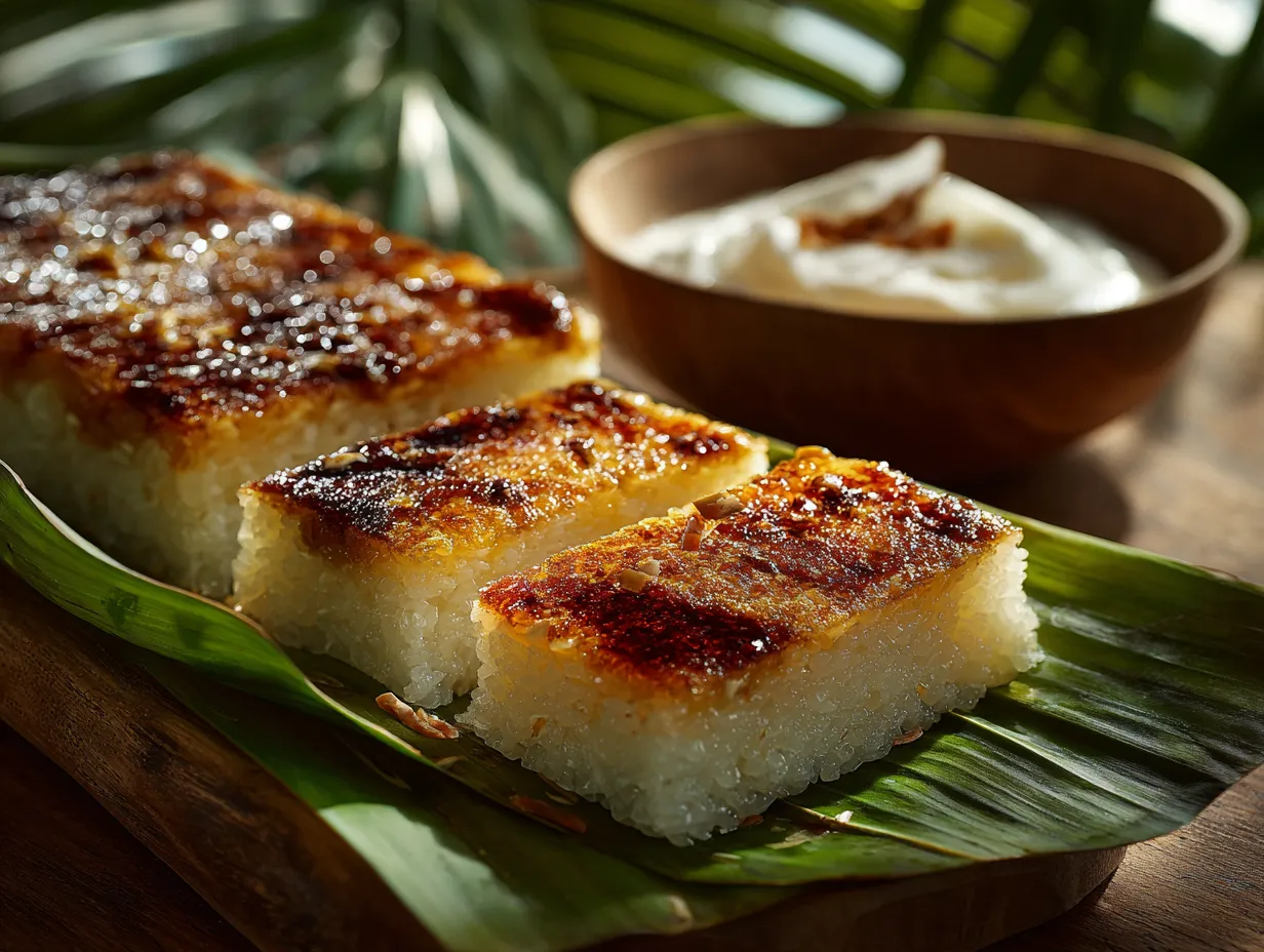 Kueh Bingka Ubi (Tapioca Cake)