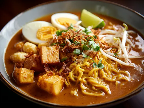 Mee Rebus (Sweet Potato Gravy)