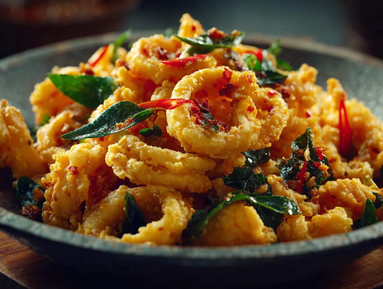 Salted Egg Yolk Calamari