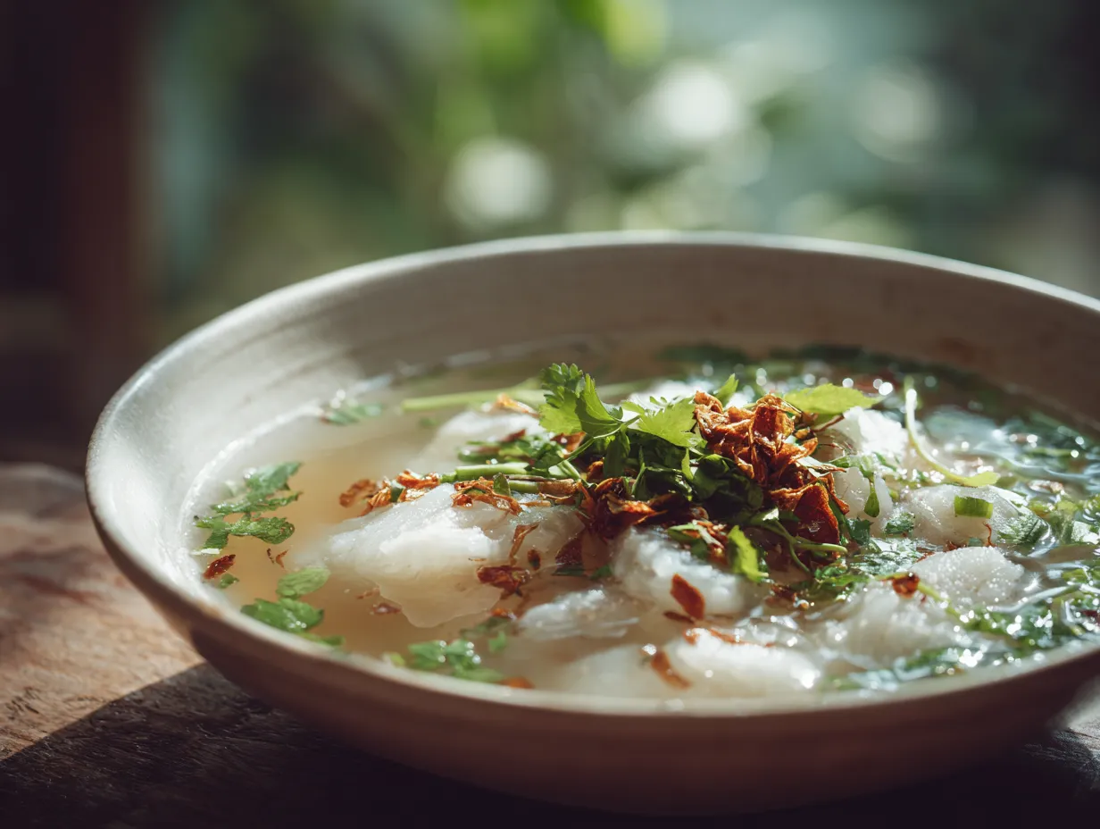 Clear Sliced Fish Soup