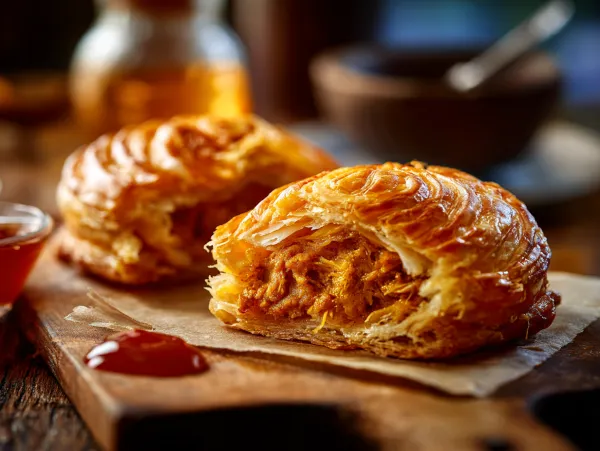 Spiral Curry Chicken Puff (Old Chang Kee Style)