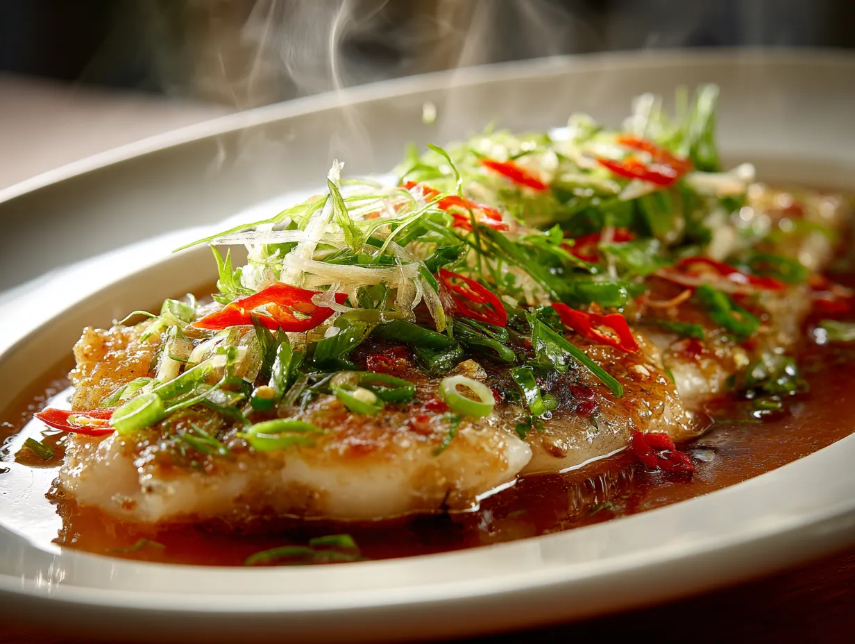 Hong Kong Style Steamed Grouper