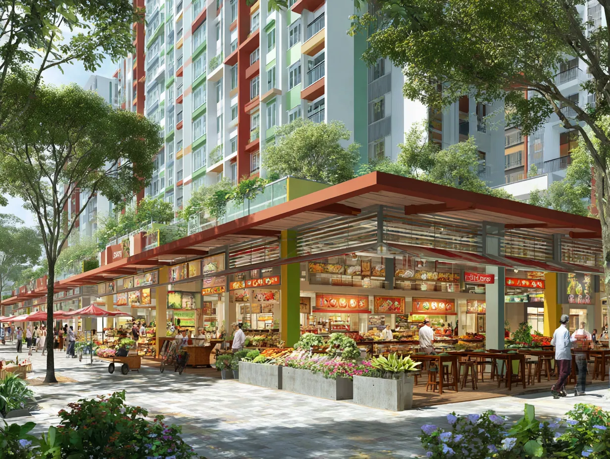 Our Tampines Hub Hawker Centre